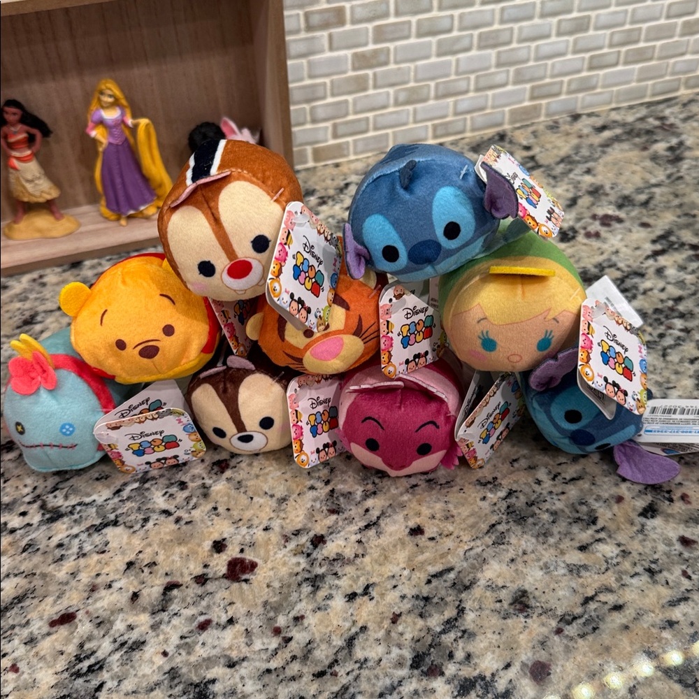 New! 9 Disney Tsum Tsum Mini Plush Characters